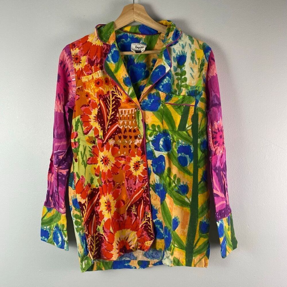 Anthropologie Roeqiya Fris Garden Bloom Pajama Set - XS/S - Picture 5 of 11